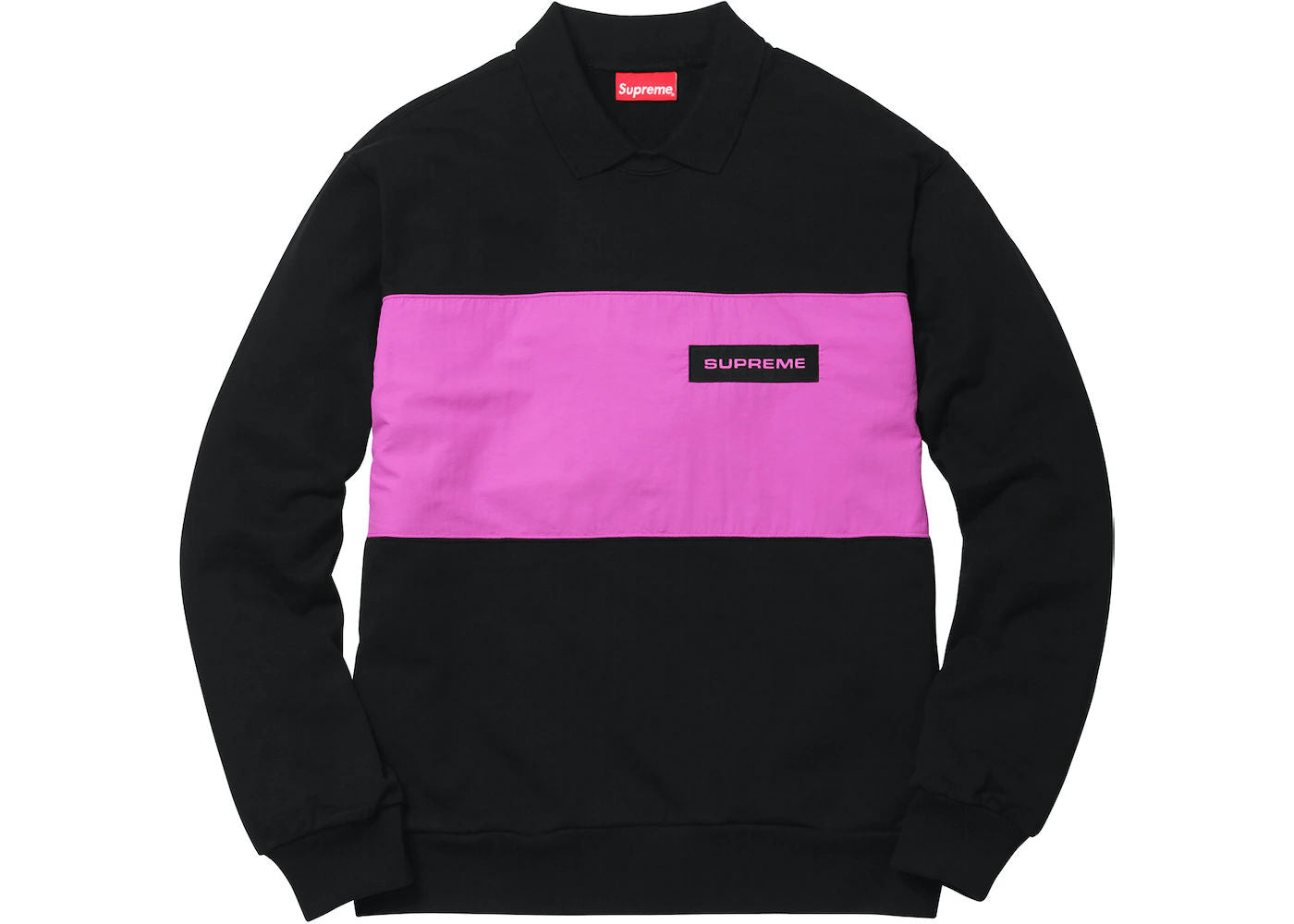 Supreme Polo Crewneck Black