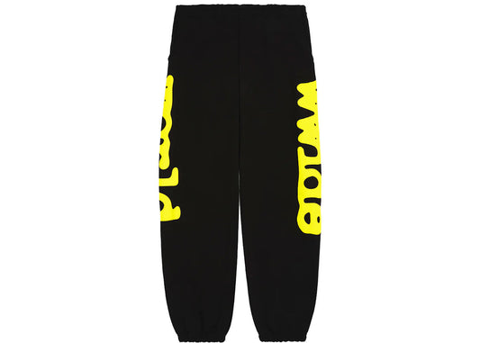 Sp5der Beluga Sweatpants Onyx/Yellow