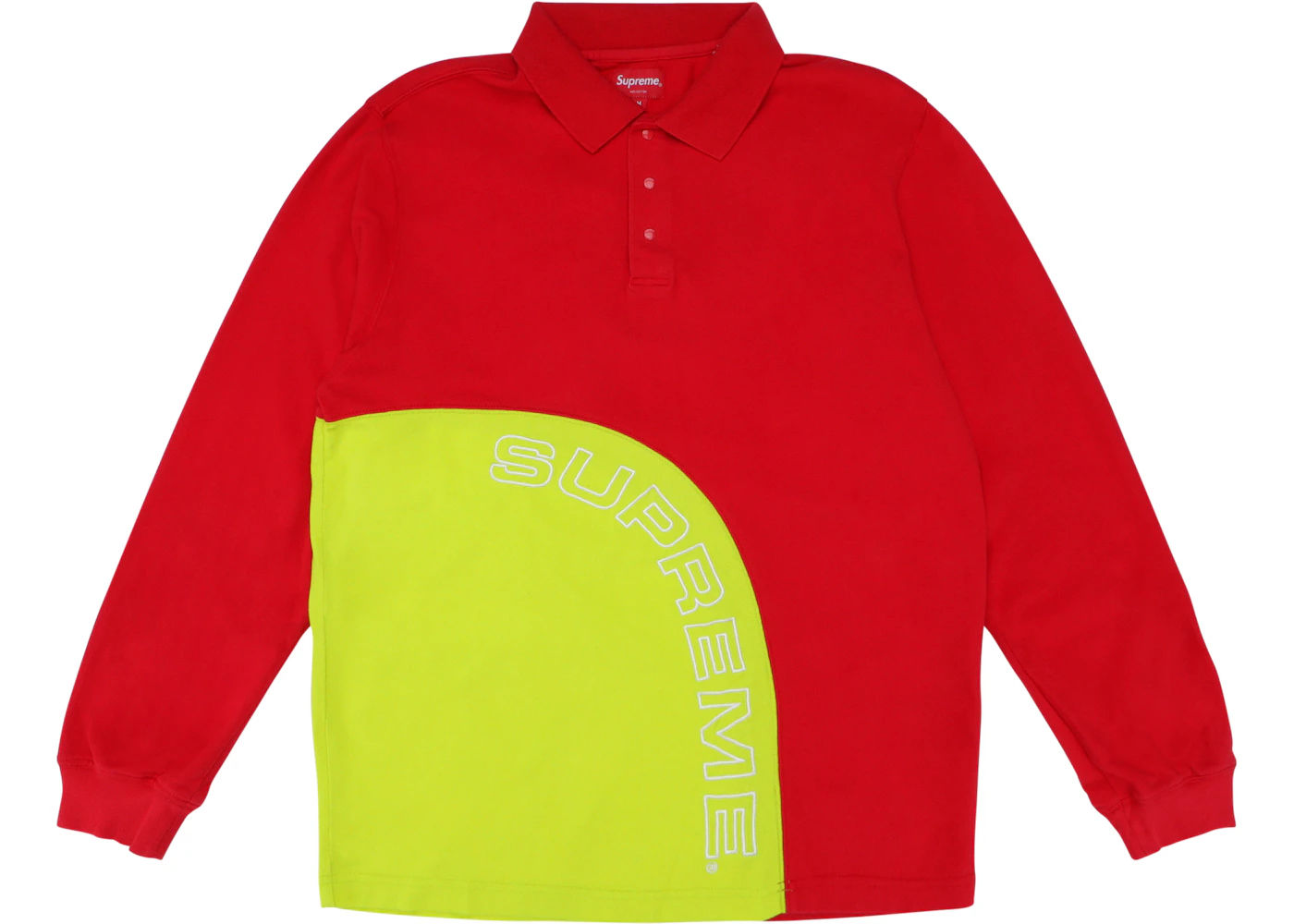 Supreme Corner Arc L/S Polo Red