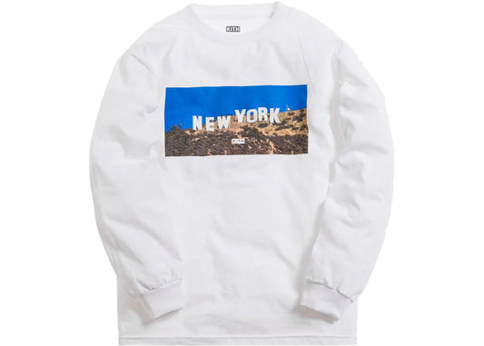 Kith New York Hollywood L/S Tee White