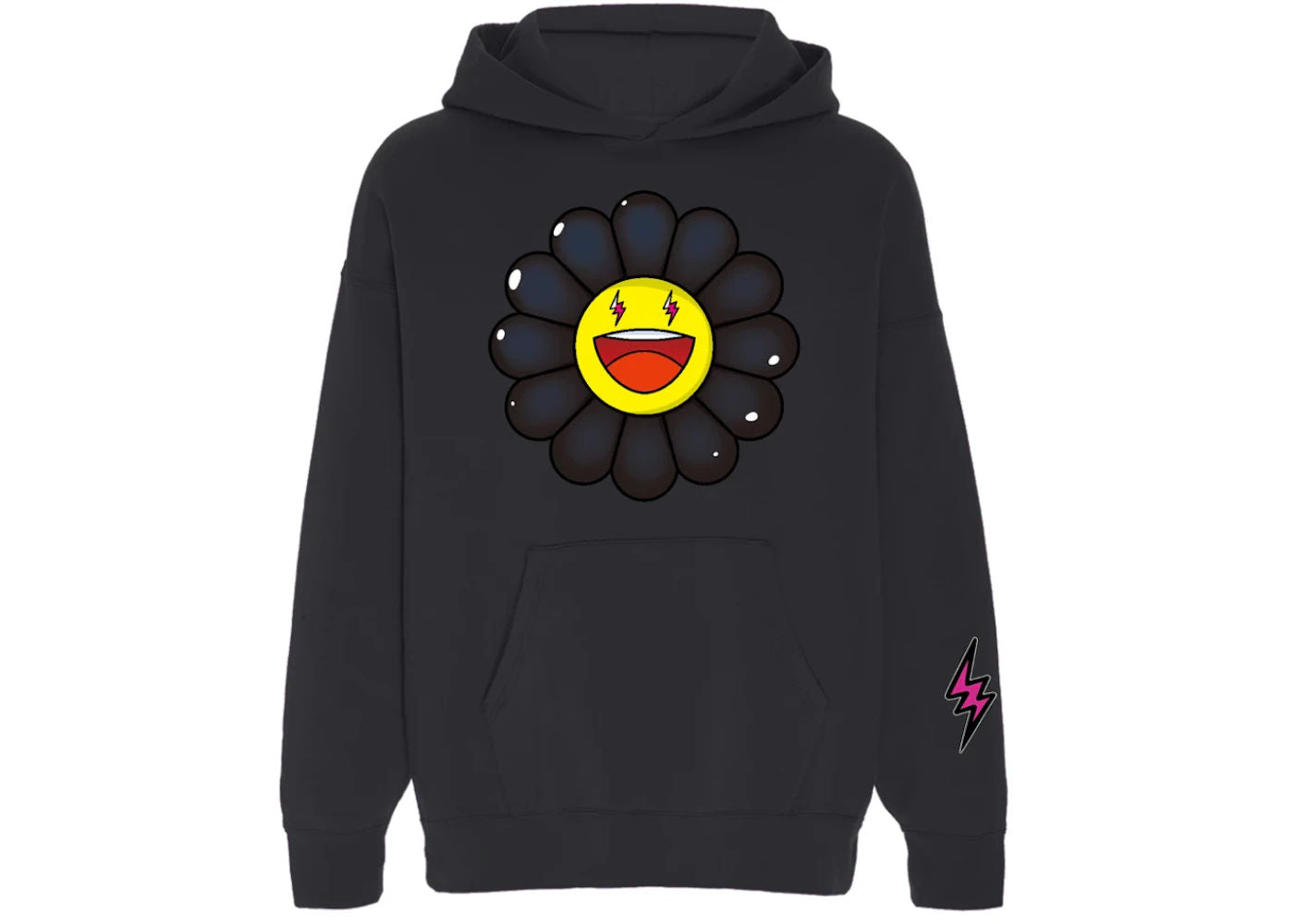 J Balvin x Takashi Murakami Flower Hoodie Black