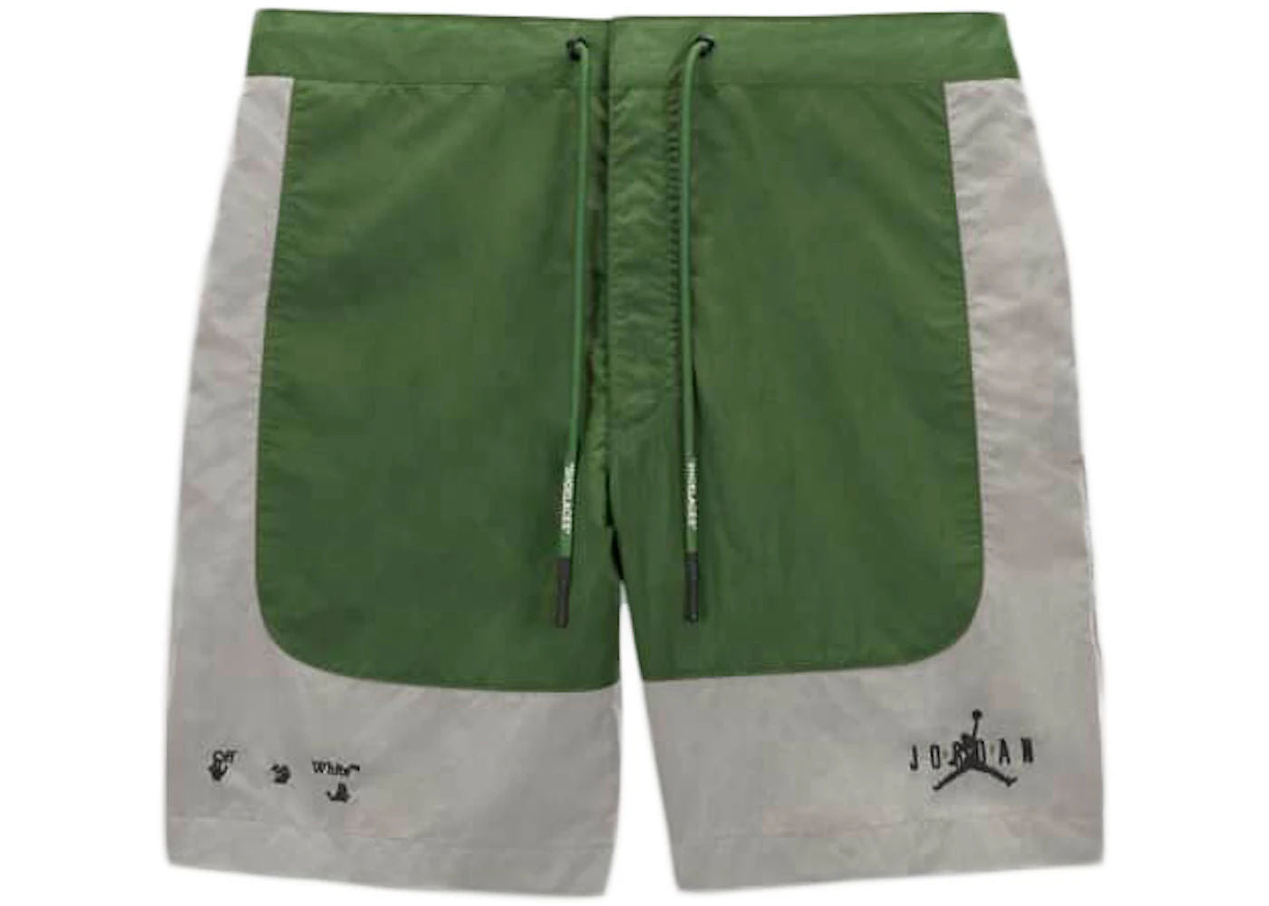 OFF-WHITE x Jordan Shorts Green/Grey