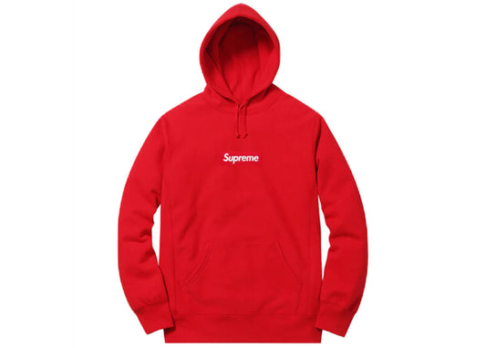 Supreme Box Logo Hooded Sweatshirt Red